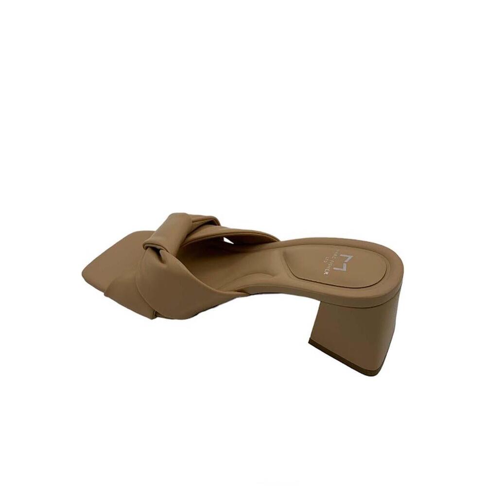 Marc Fisher LTD Twist Knot Leather Sandals Calia Light Natural - Medium - Picture 3 of 3